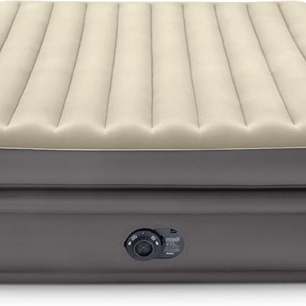Intex 20" Queen Comfort Elevated Airbed with Fiber-Tech Rp